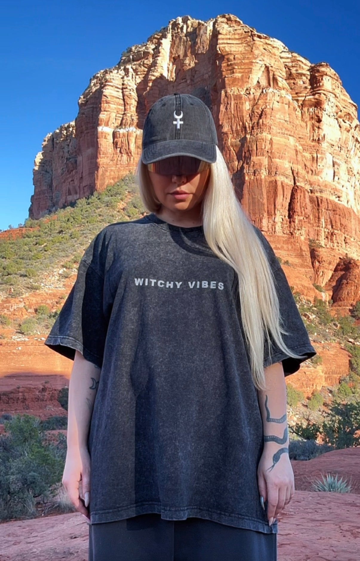 LUNAR CROSS Distressed Vintage Cotton Twill Cap (THIS MONTH ONLY!)