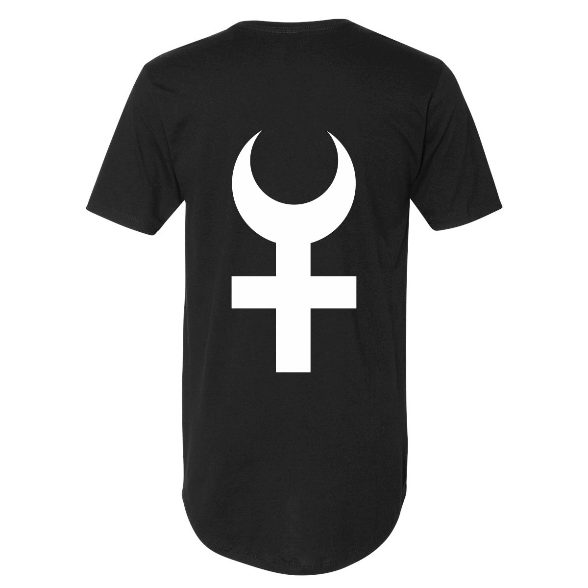 Kerli - Oversized Unisex Tee (Black) Lunar Cross